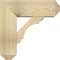 Ekena Millwork Olympic Craftsman Rough Sawn Bracket w/ Offset Brace, Douglas Fir, 8"W x 22"D x 22"H BKT0806X22X22OLY04RDF - alternate 2